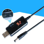 کابل USB افزاینده ولتاژ DC با خروجی 9V و 12V به همراه نمایشگر - تصویر 5