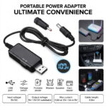 کابل USB افزاینده ولتاژ DC با خروجی 9V و 12V به همراه نمایشگر - تصویر 3