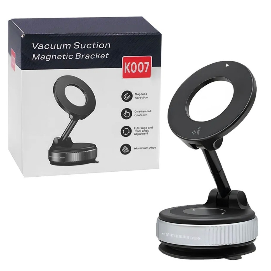 jbSwloN6sikUJwexNuwrIEAMaKlVR0D6D6IGlLpfnnLSdVVgTR هولدر مگنتی گوشی مدل K007 با پایه مکشی (Vacuum Suction Magnetic Bracket) - تصویر 1
