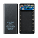کیس پاوربانک فست شارژ 6 باتری 18650 ظرفیت 20000mAh با نمایشگر دیجیتال - تصویر 3