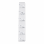 جالباسی دیواری چسبی 6 قلاب انعطاف‌پذیر بدون نیاز به سوراخکاری - تصویر 2