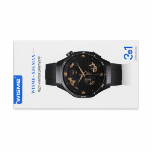 ساعت هوشمند WISME X56 MAX صفحه گرد AMOLED با قابلیت مکالمه و 3 بند + شارژر وایرلس